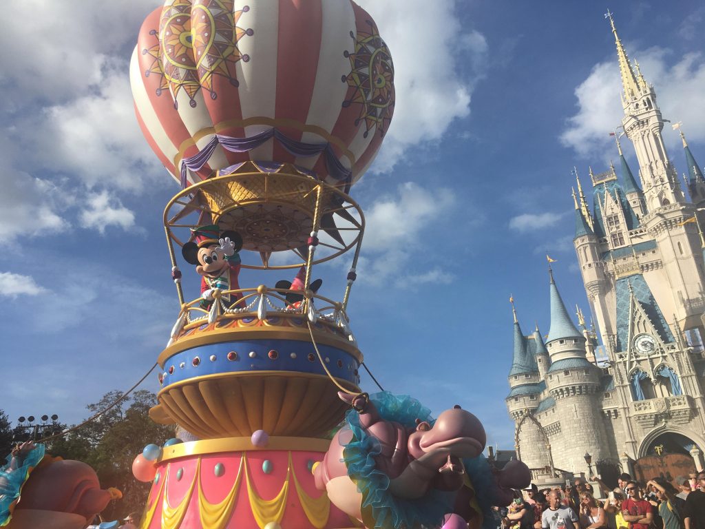 Mickey Mouse at Disney World Parade